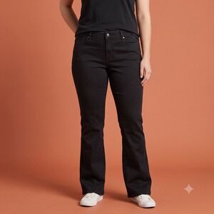 Style & Co Curvy Boot‎ Leg Black Jeans Women's Size 14 EUC
